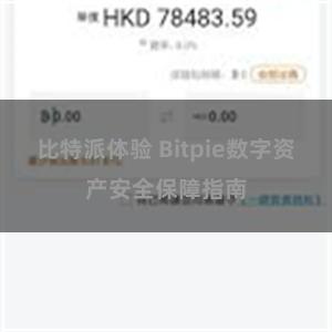 比特派体验 Bitpie数字资产安全保障指南