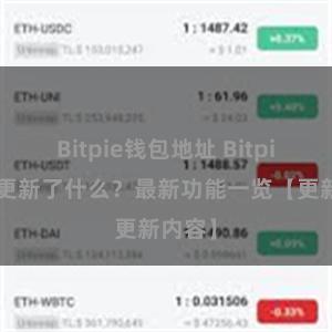 Bitpie钱包地址 Bitpie钱包更新了什么？最新功能一览【更新内容】