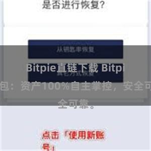 Bitpie直链下载 Bitpie钱包：资产100%自主掌控，安全可靠。