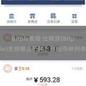 Bitpie教程 比特派(Bitpie)支持哪些币种？详细币种列表