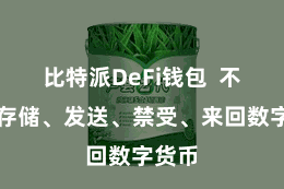 比特派DeFi钱包  不管是存储、发送、禁受、来回数字货币